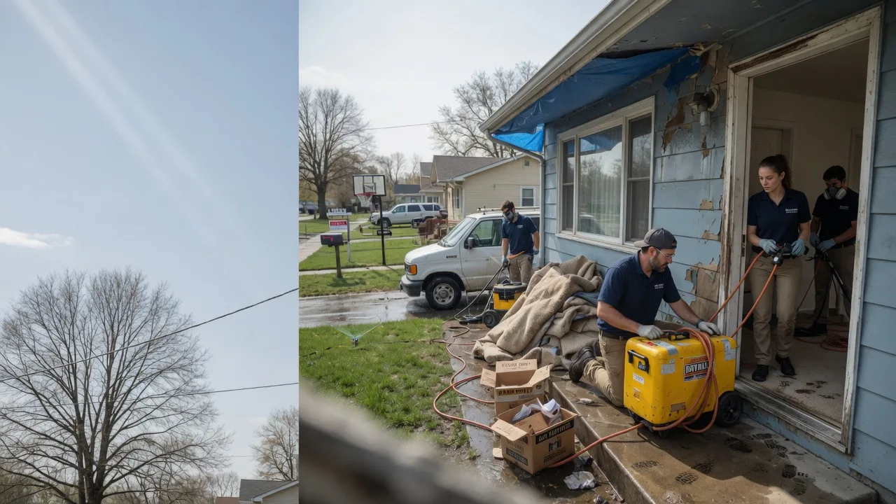 Basement Flood Cleanup in Ashley, ND near me